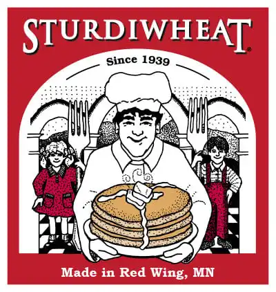 sturdiwheat-logo sturdiwheat pancakes logo